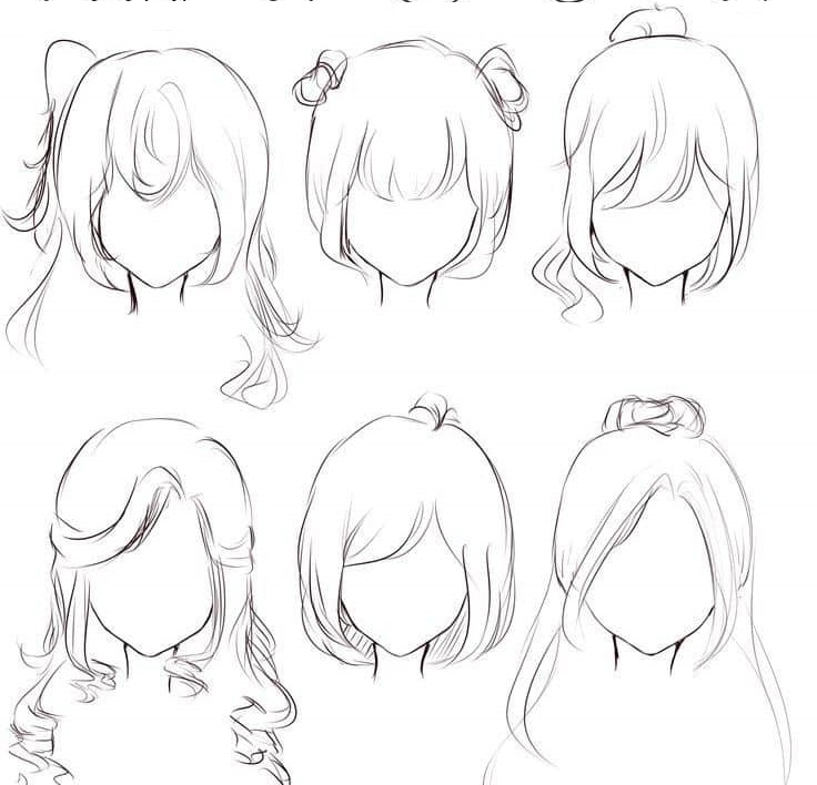 Top 20] Cách vẽ tóc anime phái mạnh nữ giới rất đẹp, đơn giản và giản dị cho tất cả những người mới mẻ bắt đầu