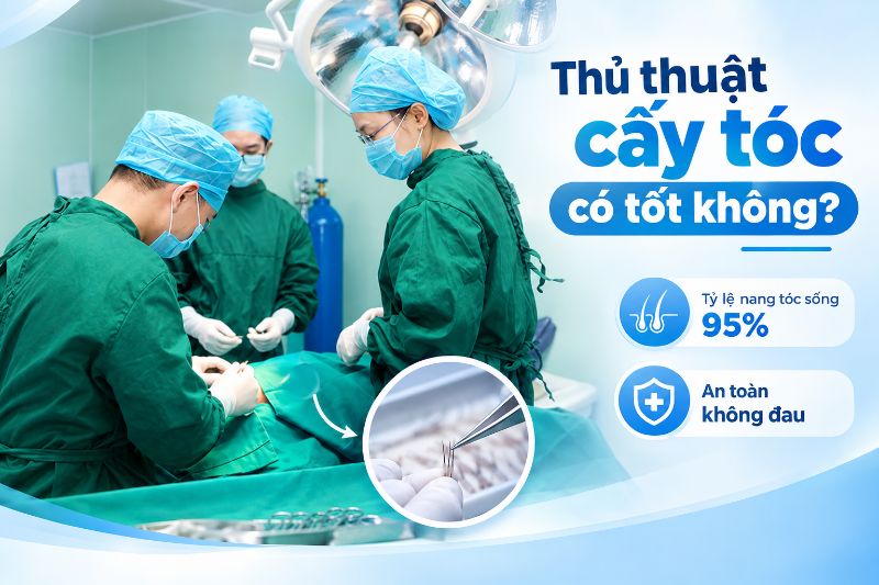 thủ thuật cấy tóc có tốt không